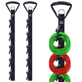 Adjustable Heavy Duty Extension Cord Organizer with 5 Detachable Straps, Flexible DIY Extension Cord Organizer Straps...