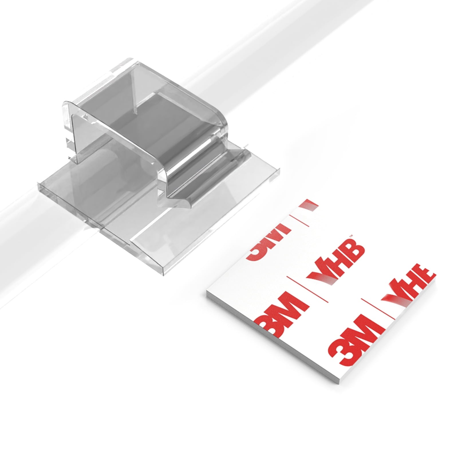 Cable Clips with Strong Self-Adhesive, R Shape Cable Management TV PC Wire Holder Sticky Tidy and Organizer Cord and ...
