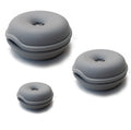 Cable Turtle Organizer 3pc Set - Mini, Small, Large - Gray