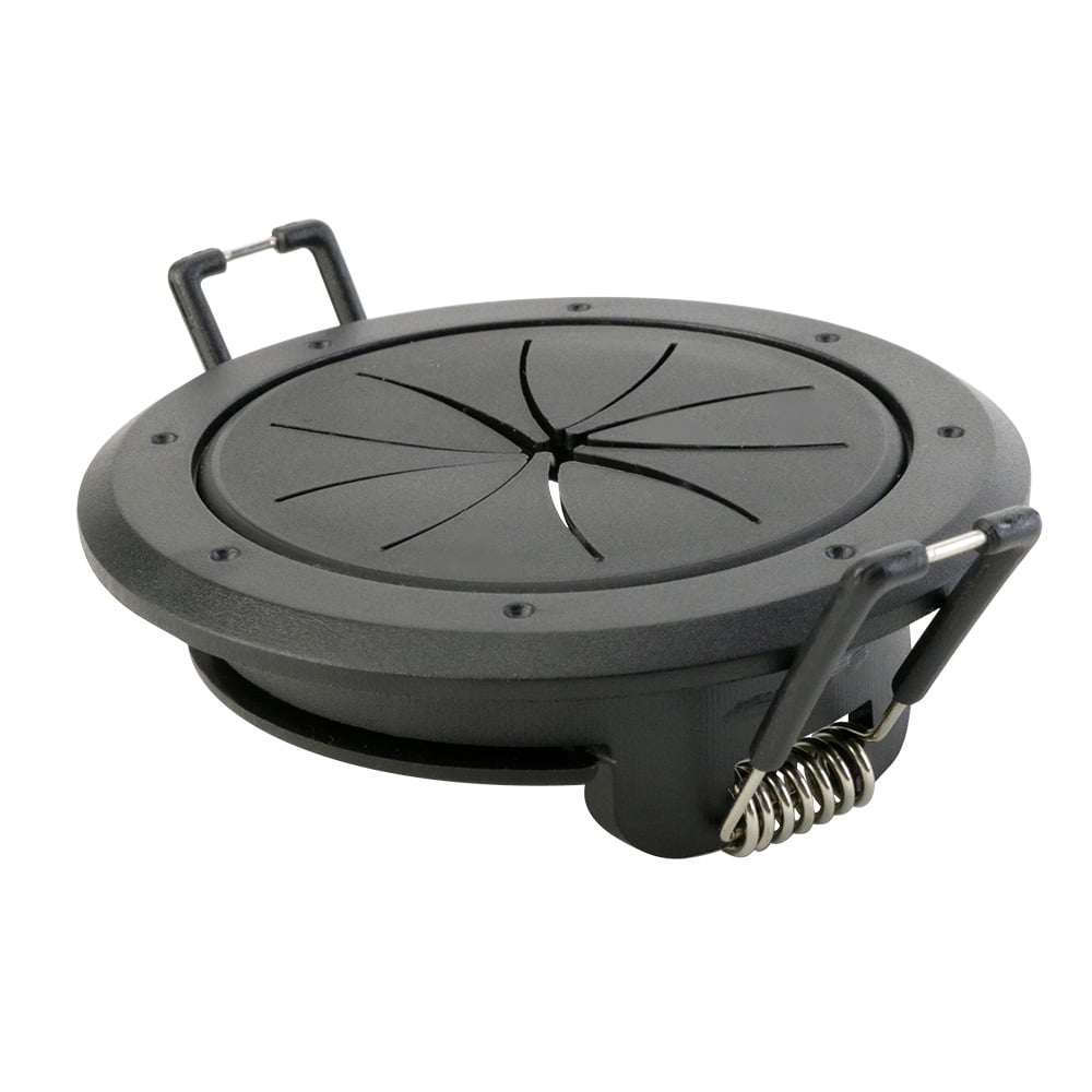 Speedy'Z Spring-Lock Cable Organizer Pass-Through Port (2 ID, Black)