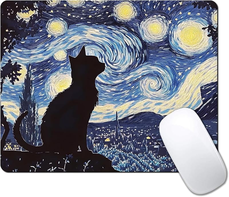 with Non-Slip Rubber, Small Square Design for Wireless Laptop & Computer s for Desk, 9.5 x 7.9 inch Smooth Surface fo...