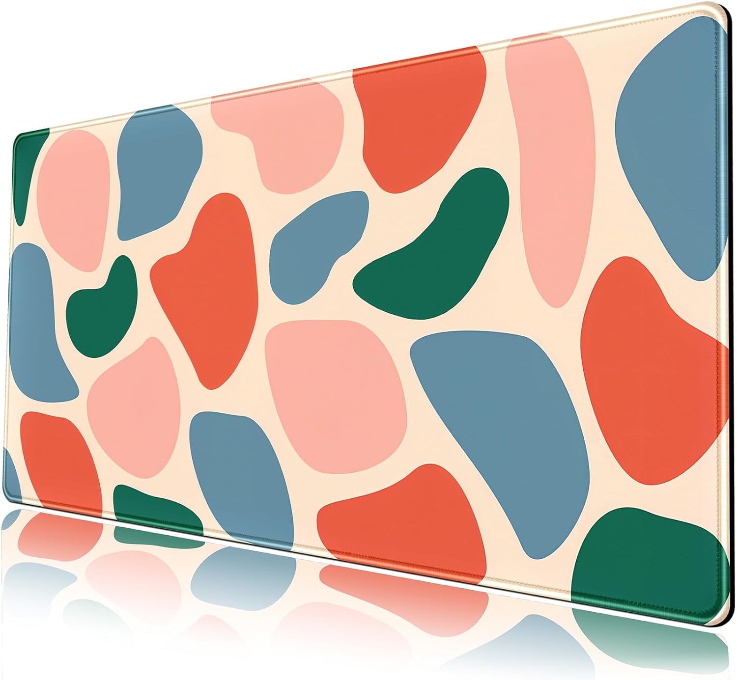 Cute Abstract Desk Mat XXL Large Mouse Pad Big Modern Boho Desk Pad Keyboard Mouse Mat Desk Accessories for Women Cute Desk Decor Extended G