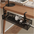 Management Tray - Management Organizers Holder, Management , No Drill to Raceway, Storage for Office, Kitchens, Home