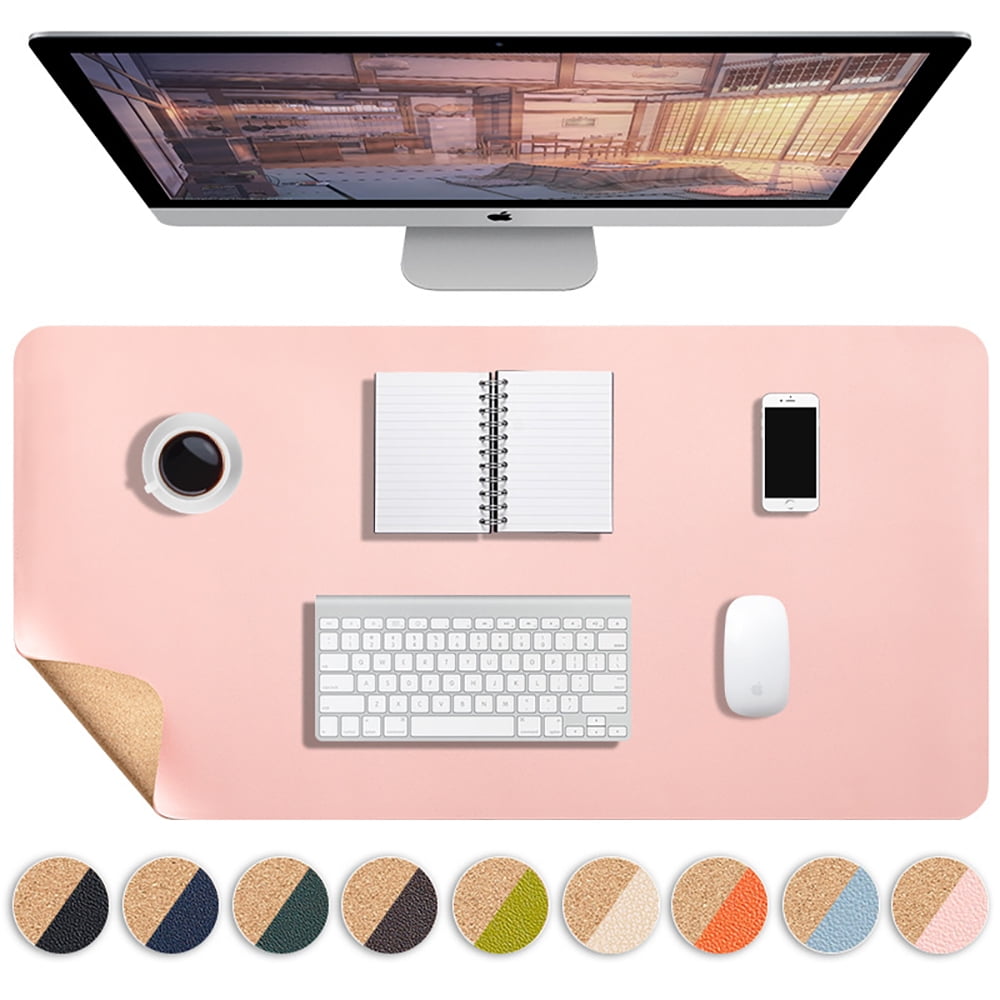 Desk Pad, 23.6 X11.8 in Extended Gaming Mouse Pad, Desk Keyboard Mat, Waterproof Desk Writing Pad, Desk Pad Protector for Office and Home,Pi