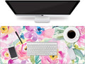 Desk Pad, Office Desk Mat 35.4" ×15.7" Large Gaming Mouse Pad Extended Computer Mat Water-Resistant Thick Keyboard Ma...