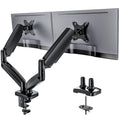 EDX  Dual Monitor Stand, Adjustable Spring Desk Mount for 13-32 inch Computer Screens and Holds up to 17.6lbs