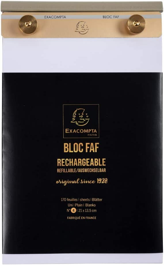Exacompta FAF Desk Pad w/ Blank Refill - 5 1/2 x 8 1/4