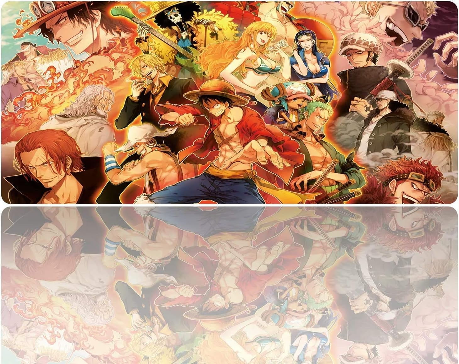 Large Mouse Pad, Gaming Mouse Pad, Full Desk Keyboard Mouse Pad, Bigmouse Pad with Anime, Waterproof and Anti-Skid fo...