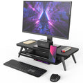 Monitor Stand, 2 Tiers Monitor Stands Riser, 23.6 Inch Computer Monitor Riser with Storage Organizer