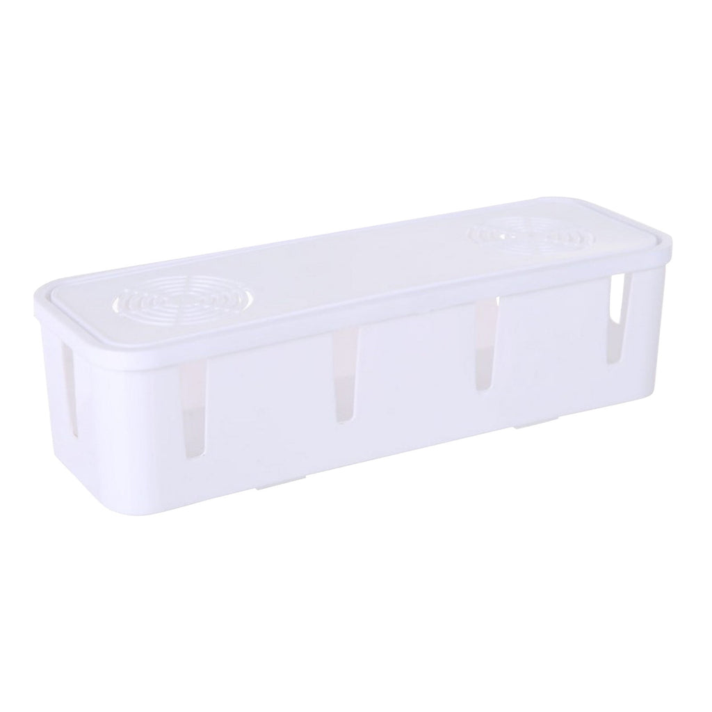 Cable Management Box, Cable Organizer Box, Large And Medium Size, Cord Hider Box To Hide Surge Protector Cover On Des...