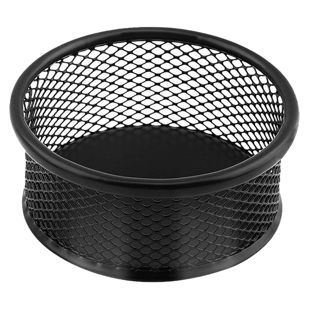 Holder, Stackable Organizer for Desk, 1 Pack Metal Mesh Holders, Desk dispensers for Office Binder Box, Black