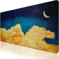 Gaming Mouse Pad, Extended Mouse Pad, 31.5x15.7inch XXL Large Big Computer Keyboard Mouse Mat Desk Pad with Non-Slip Base and Stitched Edge