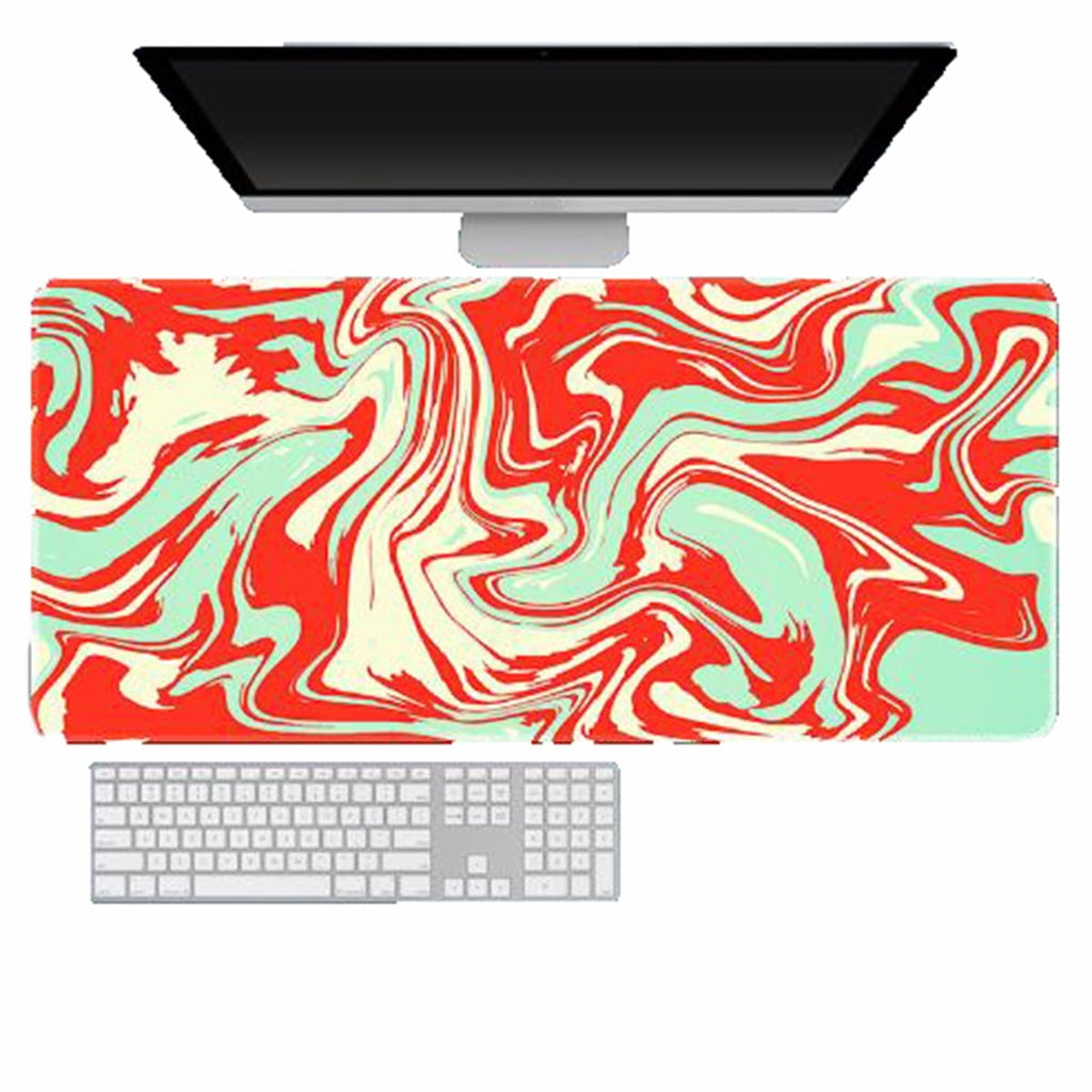 Gaming Mouse Pad - Large Mouse Pad with Non-Slip Base Stitched Edges, Desk Mat for Gamer, Office & Home