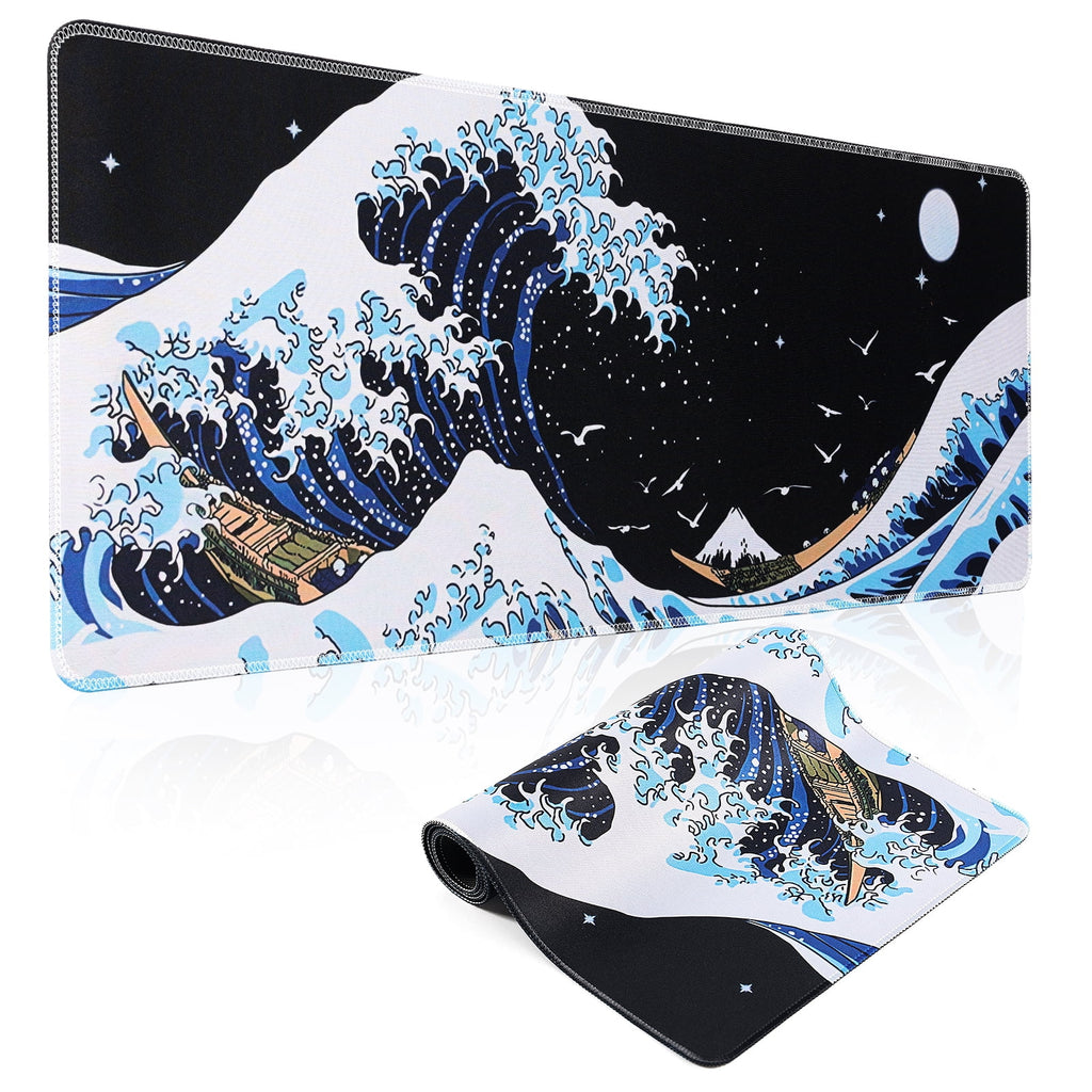 Gaming Mouse Pad,Mouse Pad 31.5x11.8inch Large Extended Computer Mouse Mat Keyboard Full Desk Mousepad for Gaming, Of...