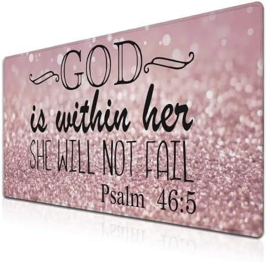 Gaming Mouse Pad Pink Desk Pad, XXL Mouse Pads Desk Decor for Girls Keyboard Pad, Oversized Mouse Pad Non-Slip Rubber...