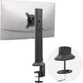 Single Desk Monitor Arm Mount Stand Fit for 13 inch to 32 inch Flat Curved Computer Screen with Swivel, Height Adjust...