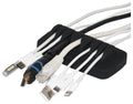 Heaviest Cable Organizer on the Market! Compact Weighted Desktop Cord Holder (Black) ENVISIONED