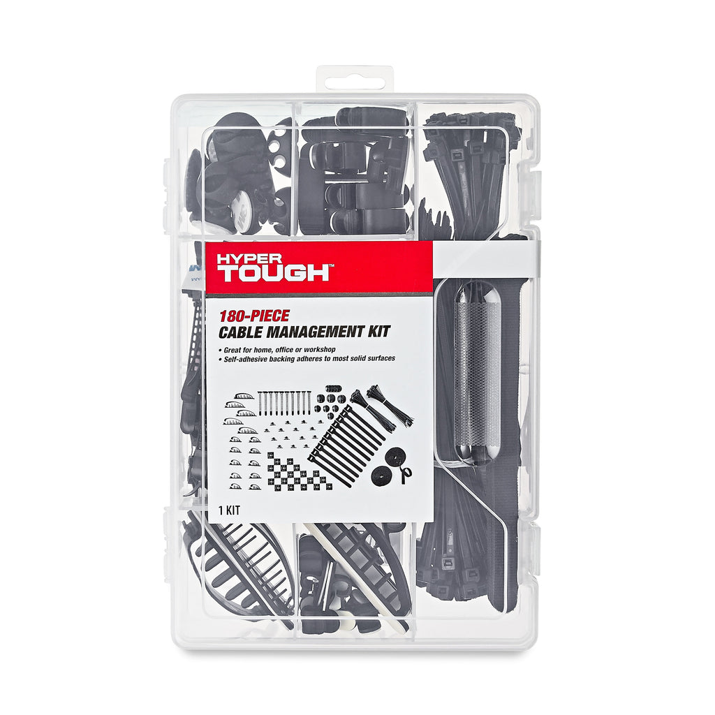 180-Piece Cable Management Kit
