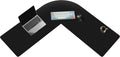 L Mat ) x ) x ), Mouse pad for Corner , Computer Corner Pad, Writing Pad Protector, Large Waterproof PU Leather Corne...