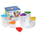 Create-a-Space See-Thru Spinning Bins -14 Pieces Classroom Organization, School Supplies Organizer, Desk Organization...