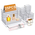 Clear Plastic Drawer Organizers Makeup Vanity Desk Storage Stackable Multiple Gadgets Organizers for Home Bathroom Of...
