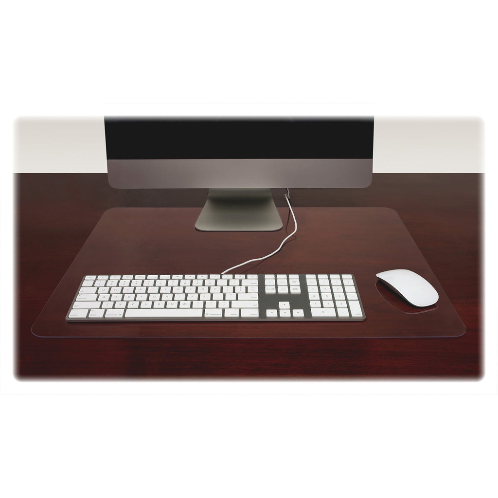 Rectangular Crystal-clear Desk Pads - Rectangle - 24" Width X 19" Depth - Polyvinyl Chlride (pvc) - Clear