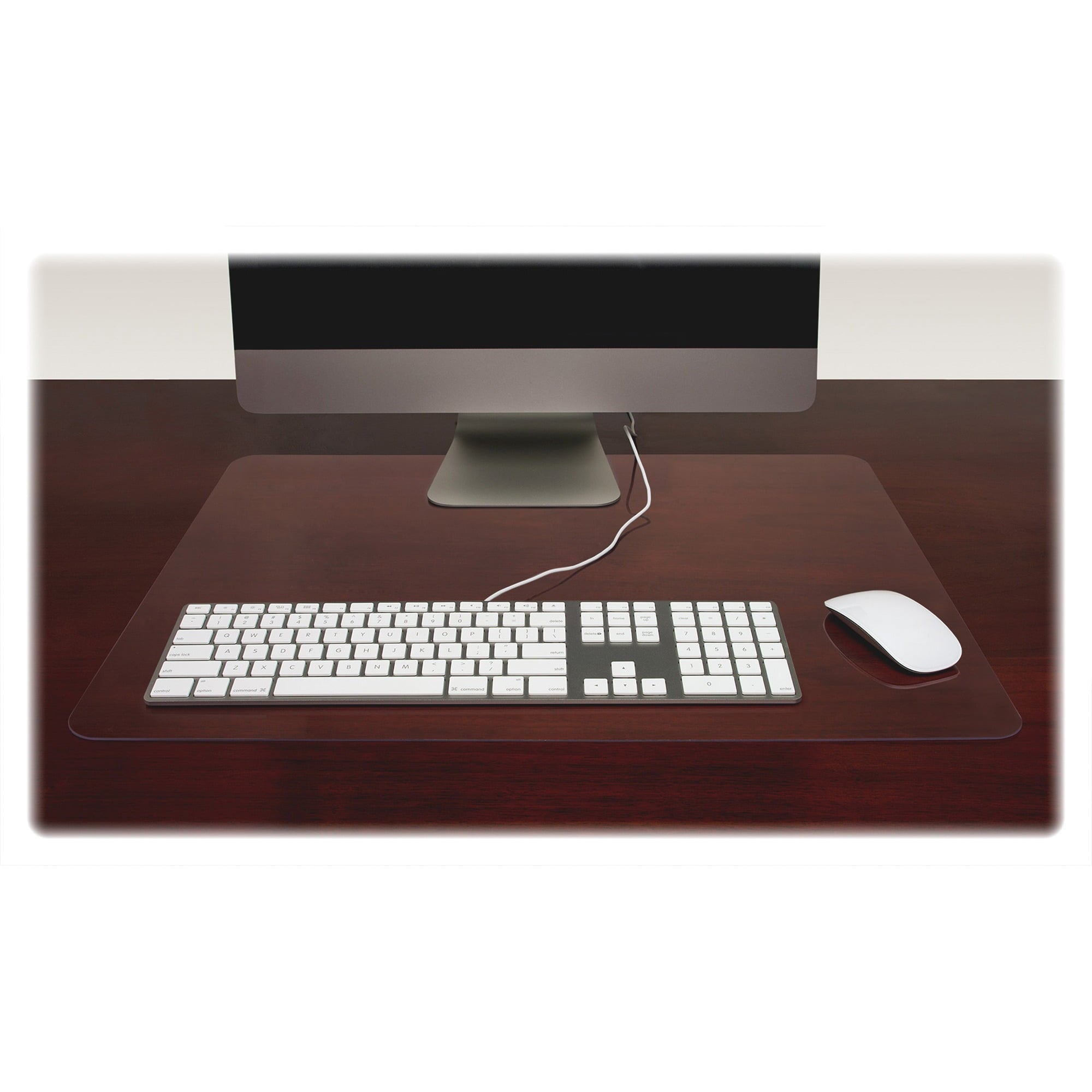 Rectangular Crystal-clear Desk Pads - Rectangle - 24" Width X 19" Depth - Polyvinyl Chlride (pvc) - Clear