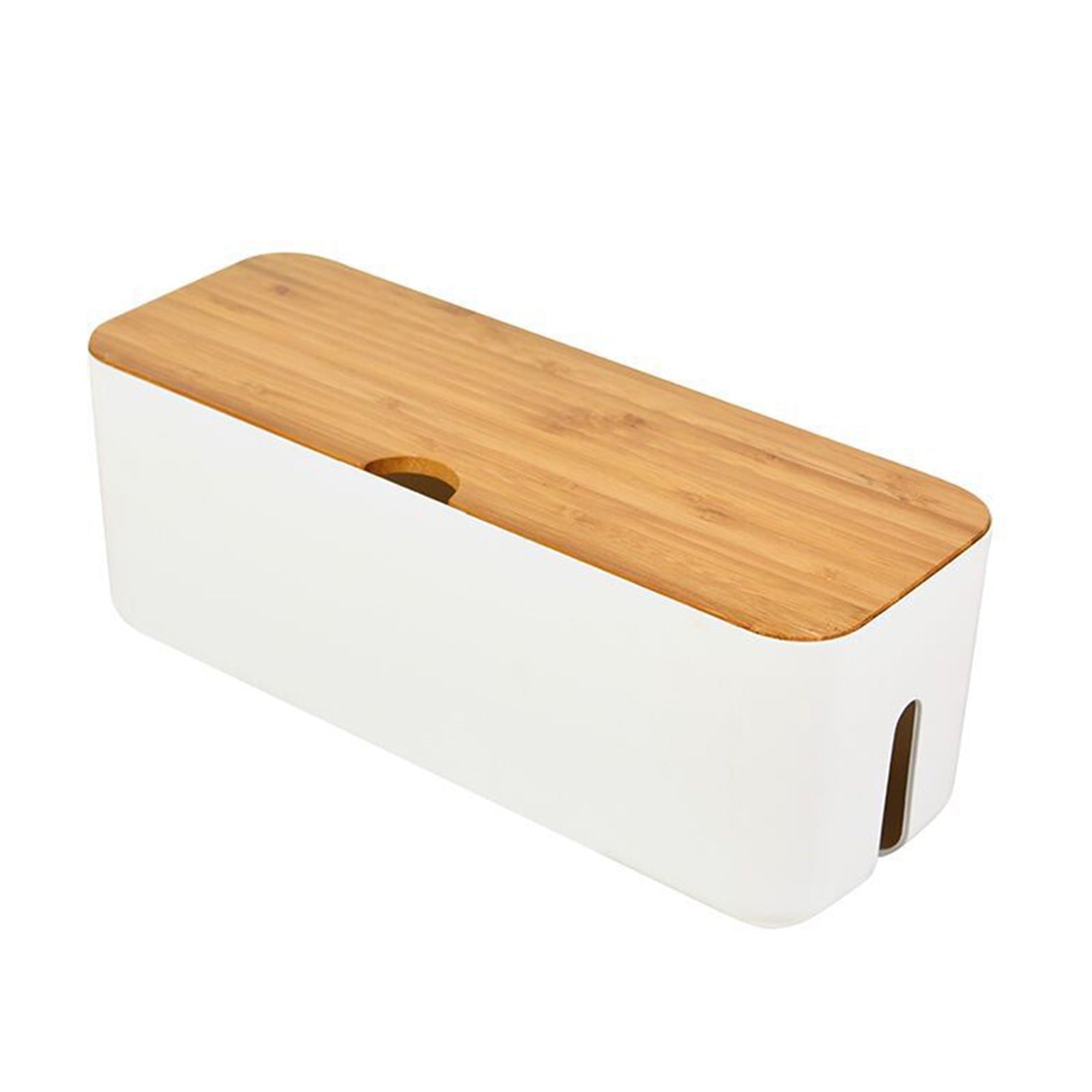 Cable Management Box - Cord Organizer for Desk, TV, Computer, Laptop Power Strips - Fashionable Power Strip Box for H...