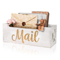 Mail Holder Countertop - Mail Organizer Countertop, Mail Holder Box for Desk, Letter Holder, Mail Tray, Mail Basket f...