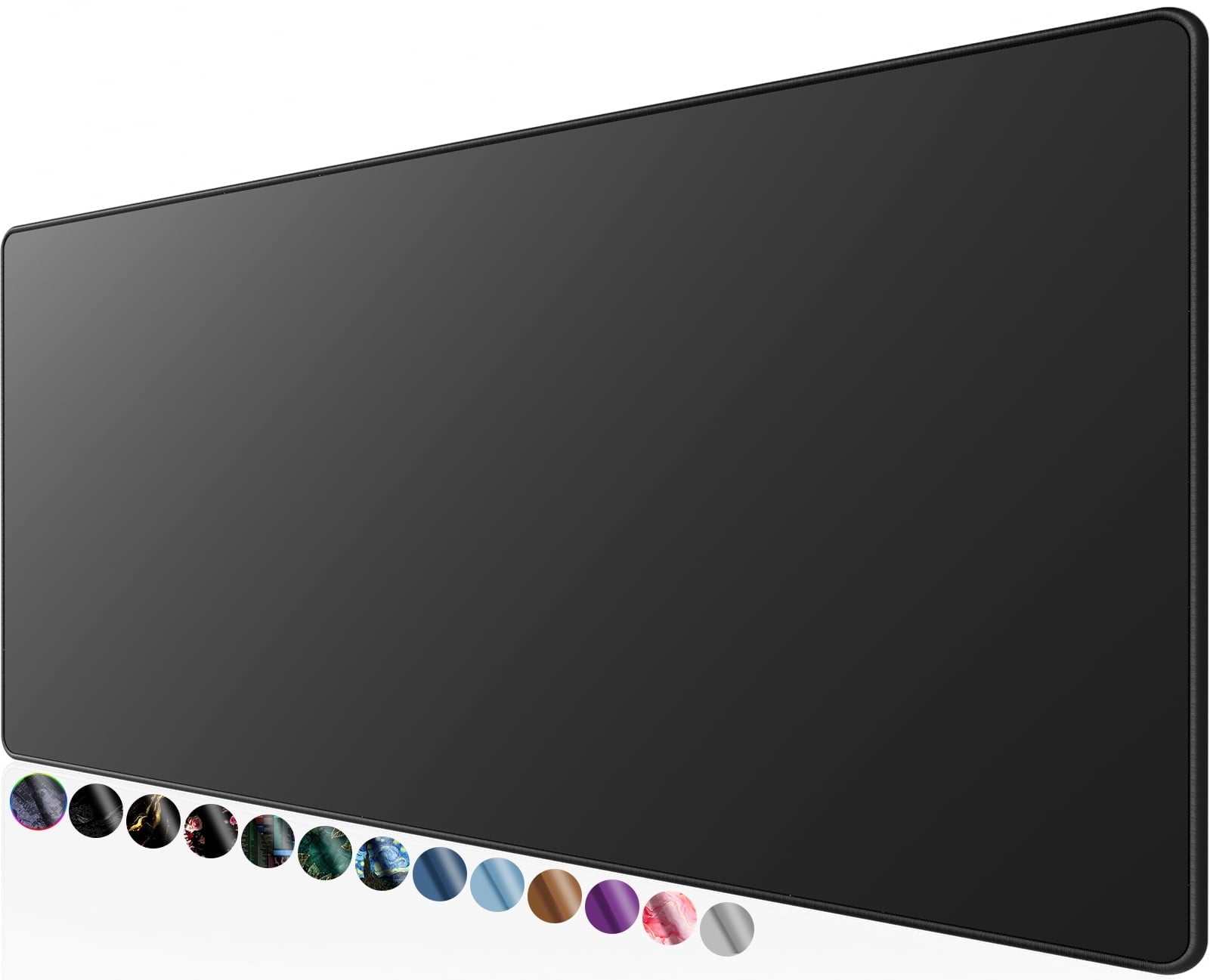 Large Gaming Mouse Pad 31.5x11.8 Inch, Extended Desk Mat with Stitched Edges, Non-Slip Base, Water-Resistant Micro-We...