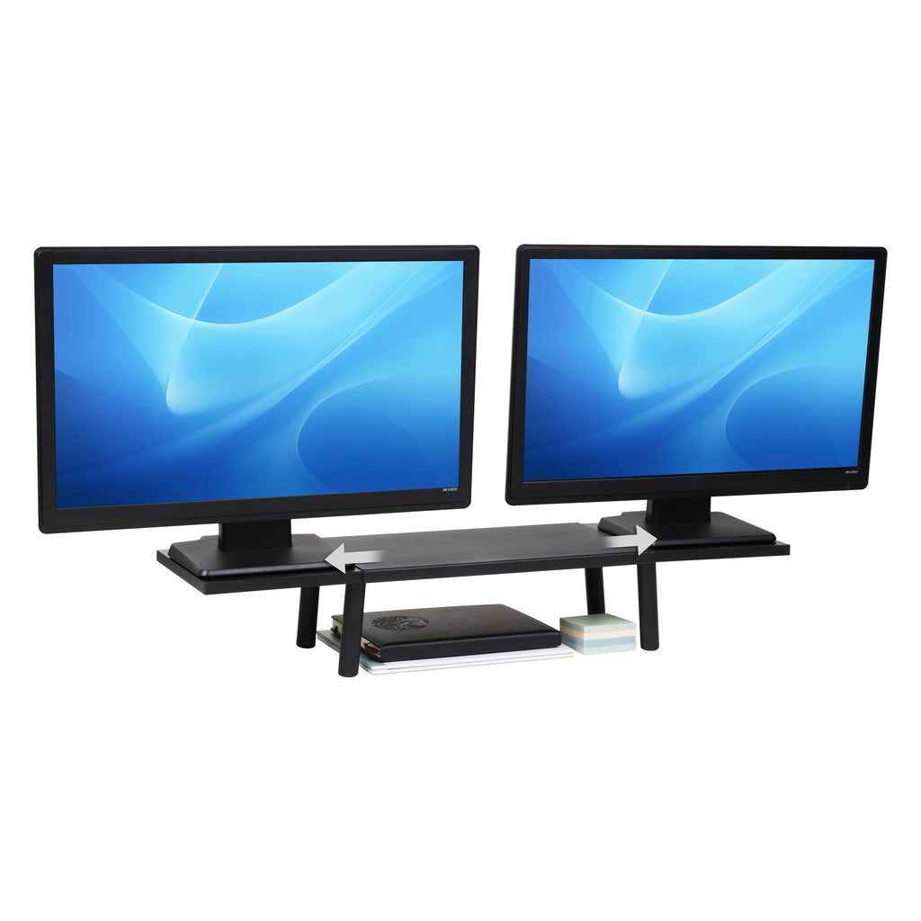 Extendable Monitor Stand, Adjustable Desktop Riser for Dual Monitors, Printers, Laptops, TV, 31.540 Inch Width, 88 lb...