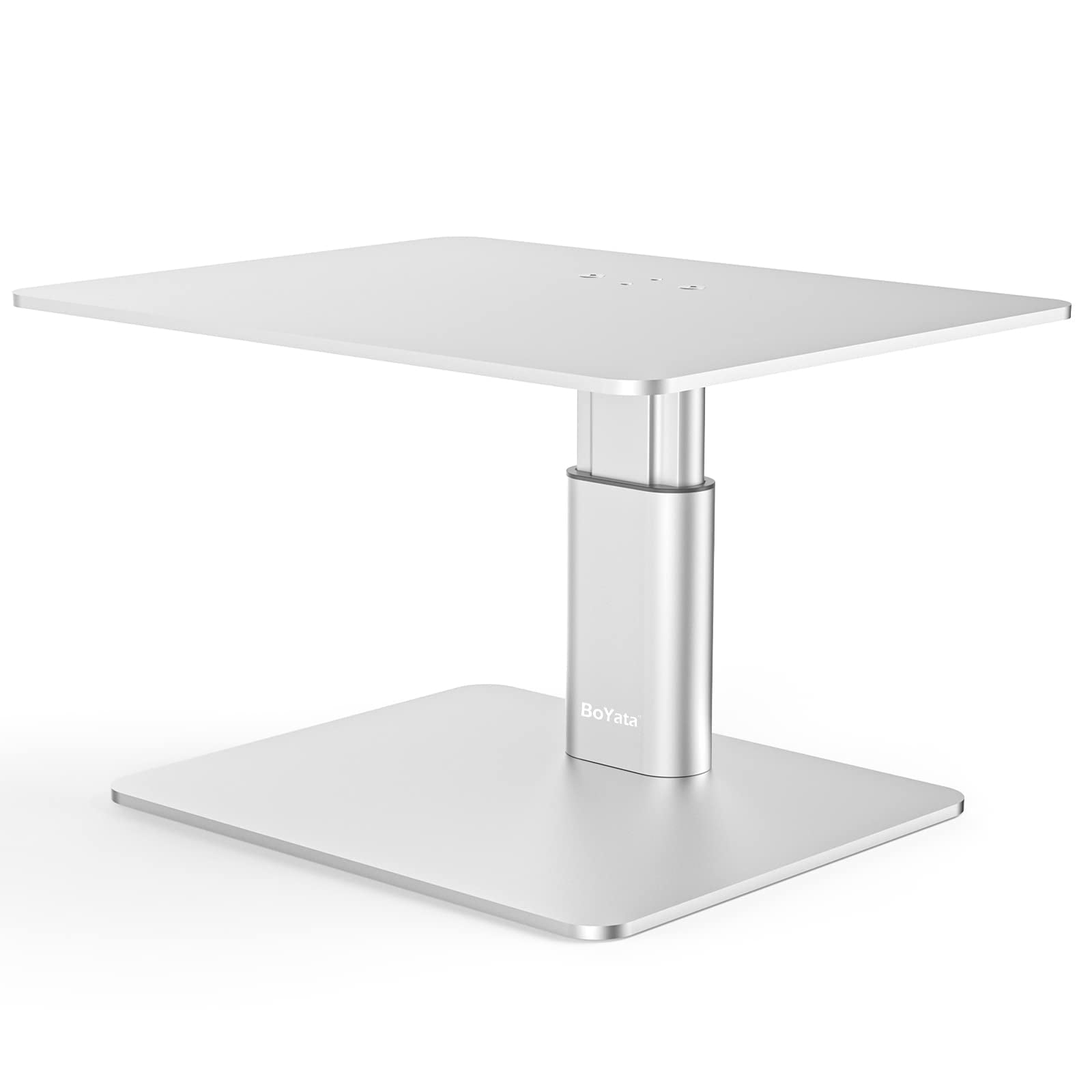 Adjustable Height Metal Desktop Storage Organizer Compatible With Tv Pc Laptop Computer Imac And All Screen Display-s...