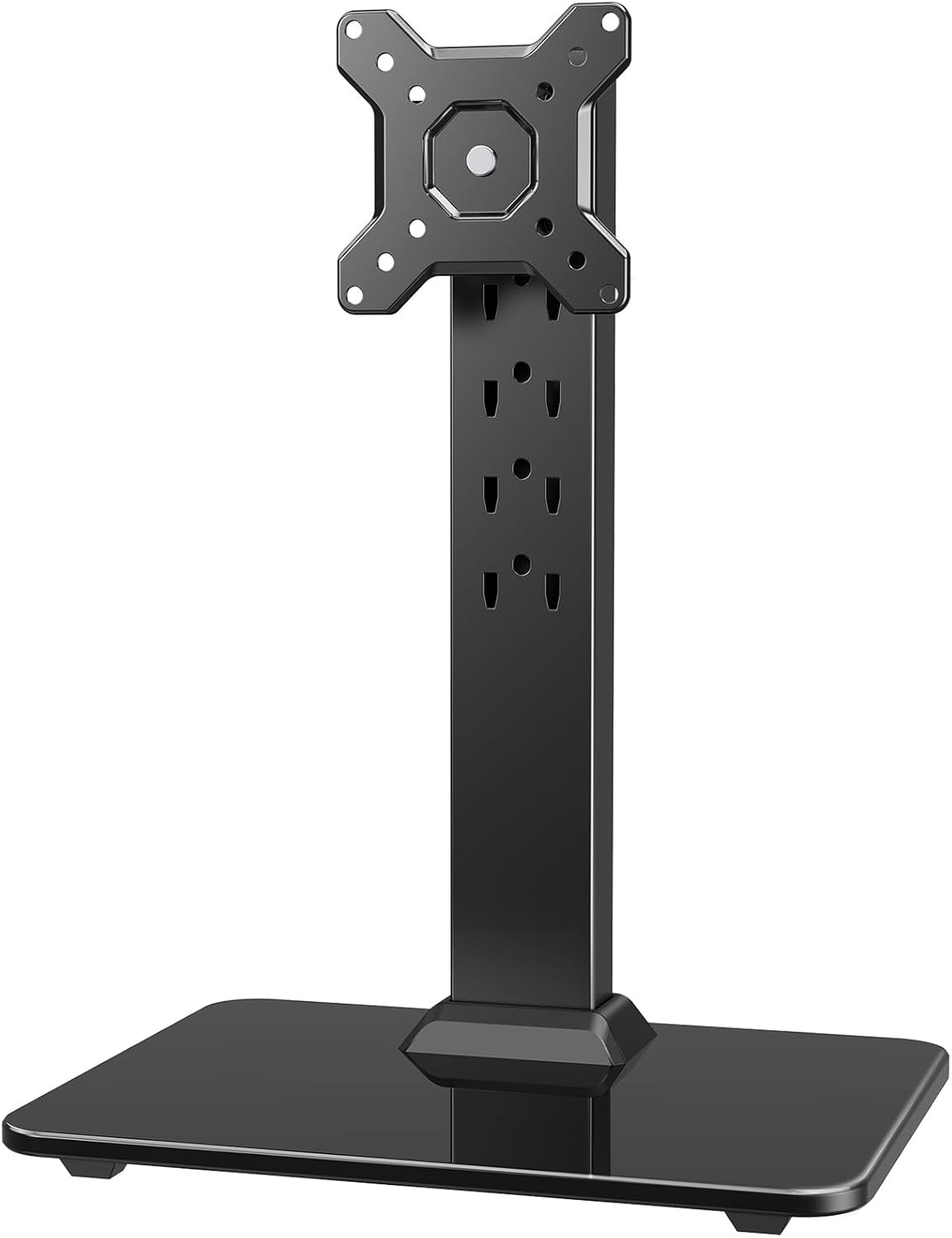 Mount for 13 to 34 Inch Screens, Holds up to 44lbs, 5 Height Options, Swivel Desk Riser With 360 Rotation, 75x75mm/10...