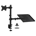 Monitor Mount and Desk Stand with Laptop Holder | Fits 17"-27" Computer Screens
