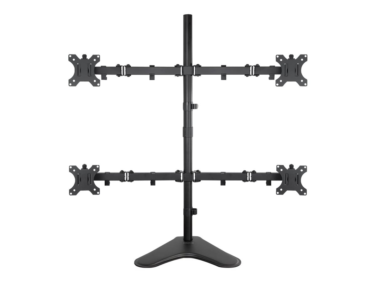 Quad Monitor Desk Stand | Fits 17-32 Inch Screens