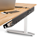 pamo Cable Management Under Desk for Easy mounting Under-Table I Set of 2 - with 10X Cable Ties I Desk Organizer for Office/Home Office Tabl