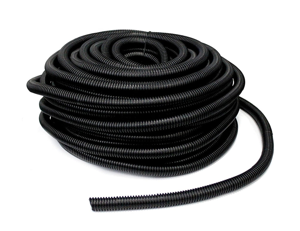 Patron -50 50 <br/>50 feet cord protector split wire loom cable sleeve, management and organizer, protectors for tele...