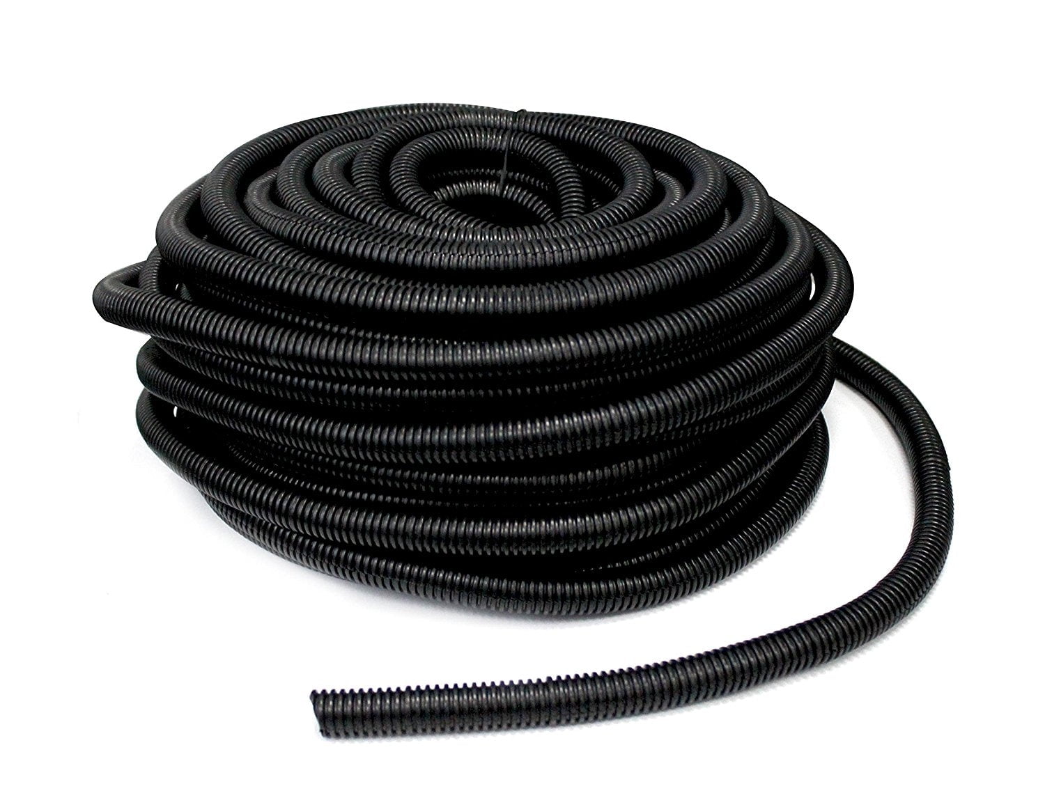 Patron -50 50 <br/>50 feet cord protector split wire loom cable sleeve, management and organizer, protectors for tele...