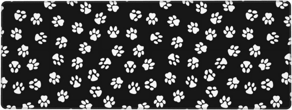 Desk Pad for Keyboard Mouse, Computer Eyboard Mat with Non-Slip Rubber Base ﻿