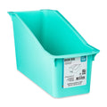 Plastic Desktop Book Organizer Bin, Spearmint, 9-Pack