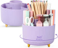 Pen Holder, 360 Degree Rotating Pencil Holder for Desk Organizer, Office Supplies, HomePurple
