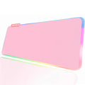 Pink RGB Gaming Mouse Pad 31.5x12 Inch PC XL Large Extended Glowing Led Light Up Desk Pad Non-Slip Rubber Jmiyav Base Computer Keyboard and