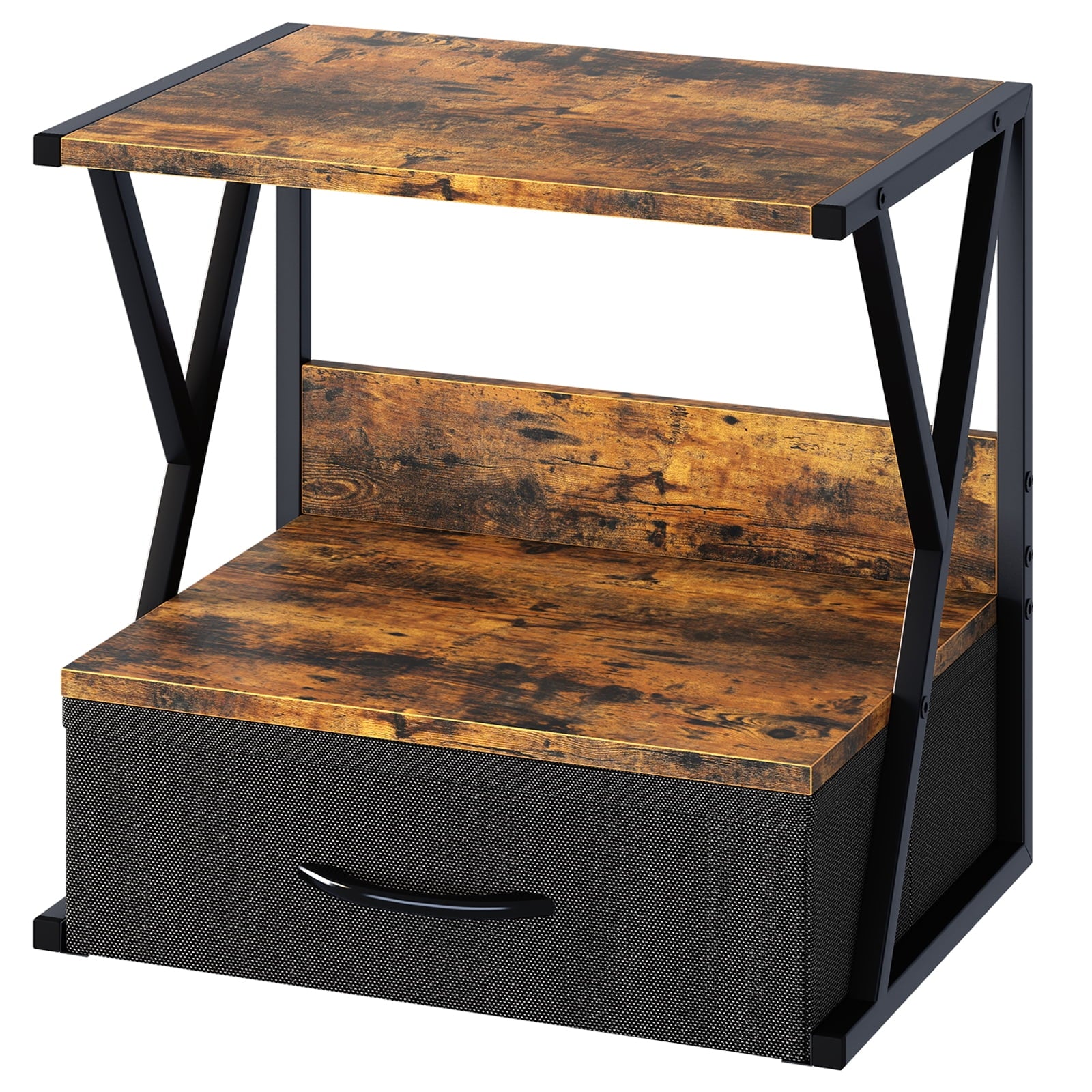 For Desk With Storage Drawer, 2 Tier Desktop Or Under Desk Shelf, Multi-Purpose Desk Organizer For Home Office, fit F...