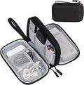 Travel Cable Organizer Pouch, Double Layer Electronic Accessories Carry Case for Cords Chargers Phone and Earphones