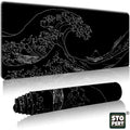 Large Gaming Mouse Pad - STOPERT XXL Extended Waterproof Desk Mat, 31.5"x11.8" Computer Keyboard Mouse Pad with Stitched Edges & Non-Slip Ru
