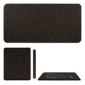 Sekonow 2 Pack Soft Gaming Mouse Pad for Computer Laptop, Comfortable Foldable Waterproof Slip-resistant Leather Desk Mat for Office and Hom