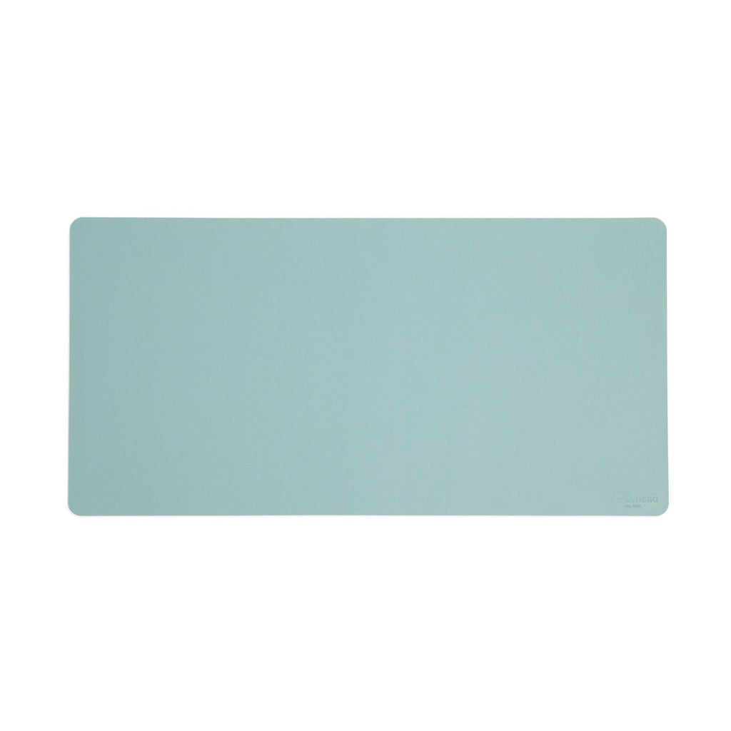 64835 Vegan Leather Desk Pads, 31.5" X 15.7", Light Blue