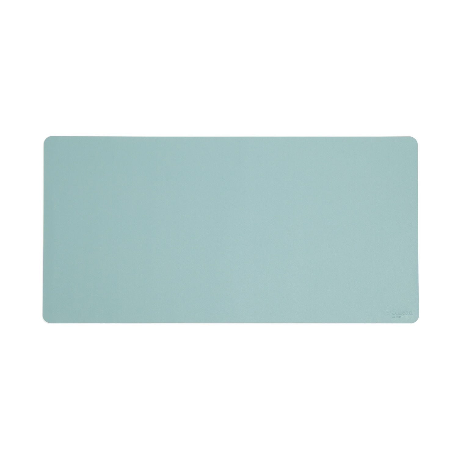64835 Vegan Leather Desk Pads, 31.5" X 15.7", Light Blue