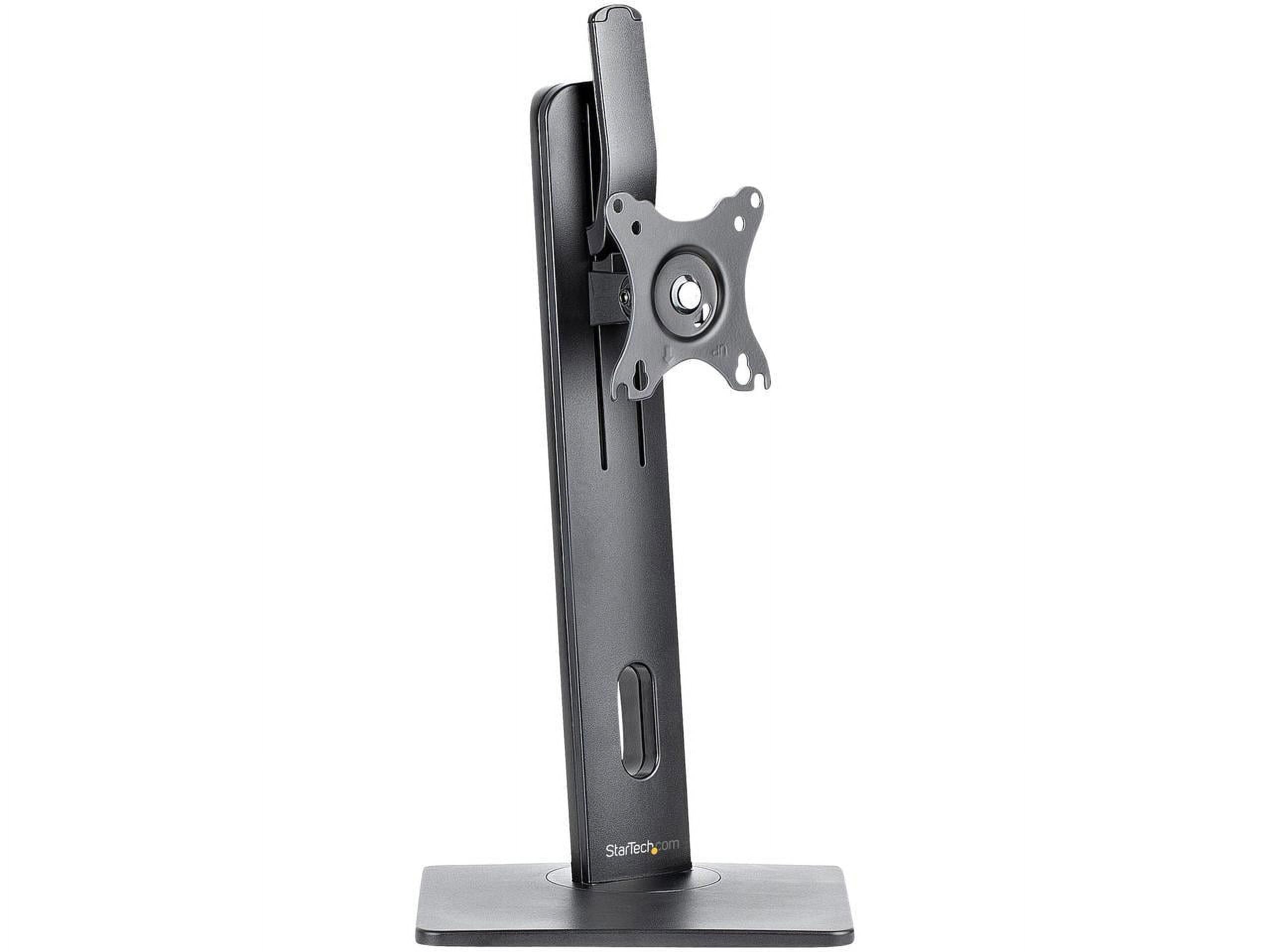 StarTech Free Standing Single Monitor Mount - Height Adjustable Monitor Stand - For VESA Mount Displays up to 32" (15...
