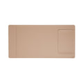 UBrandsDesk Pad, Vegan Leather, Non-Slip Backing, 31.5 x 15.7 in., Iced Latte